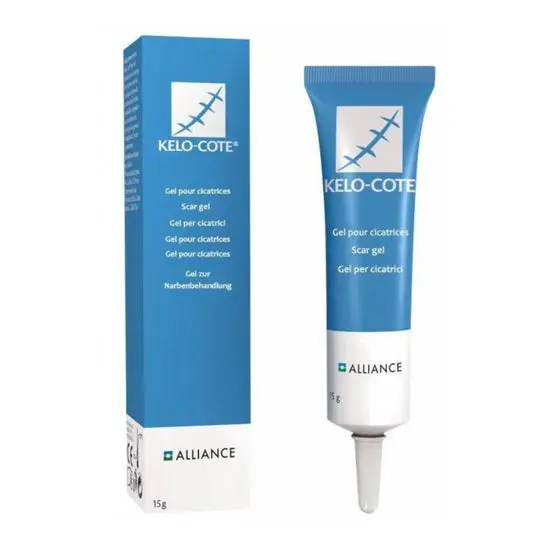 Tube Kelo-Cote Gel Réducteur de Cicatrices 15 g et son étui