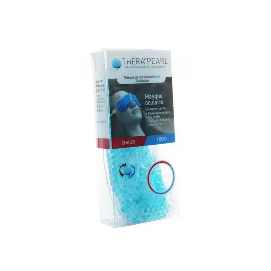 Masque oculaire chaud froid TheraPearl dans son emballage