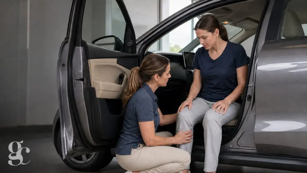 Poignée de transfert pour voiture après une opération : compatibilité et stabilité