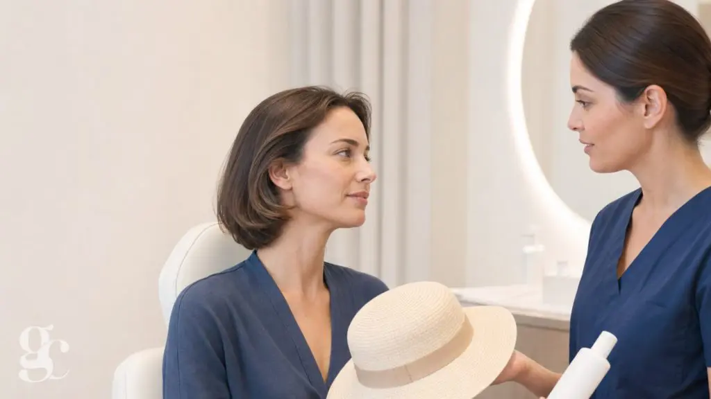 Protection solaire après une chirurgie du visage : format et critères de choix