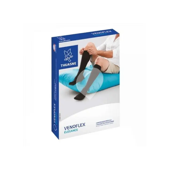 Chaussettes de contention Thuasne Venoflex Elégance, boîte du produit