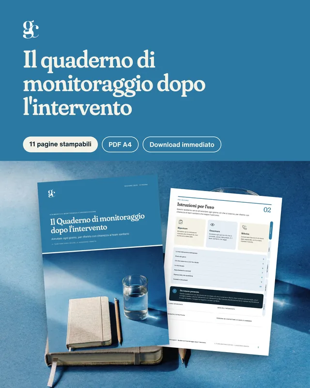 Couverture : Diario Post Operatorio